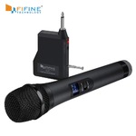 Беспроводной микрофон FIFINE UHF Портативный динамический микрофон и передатчик