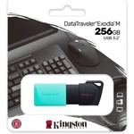 Память USB 3.2 256 Gb Kingston DataTraveler Exodia M, черный/бирюзовый (DTXM/256GB)